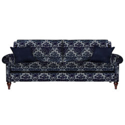 Duresta Kingsley 4 Seater Grand Sofa Mulsanne Midnight